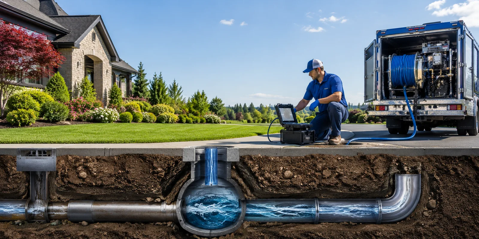 Drainage restoration information for Markleville, IN